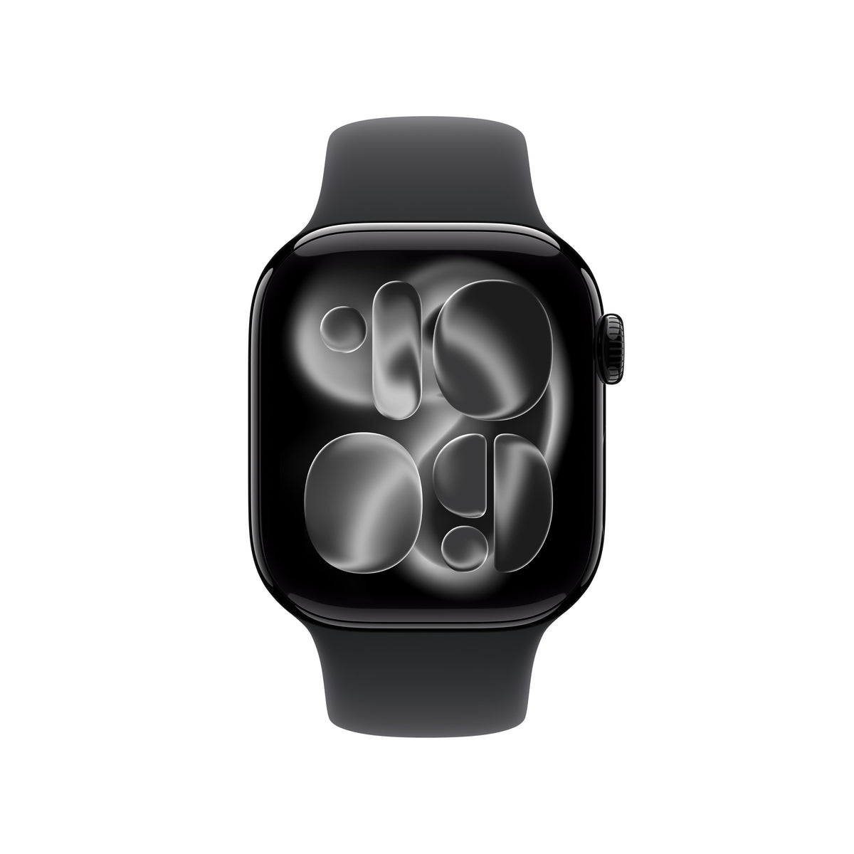 Apple Watch Series 11 GPS 42MM Jet Black Aluminium Case with Black Sport Band - M/L | MEQU4MP/A from Apple - DID Electrical