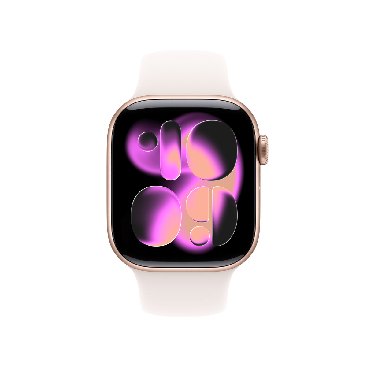 Apple Watch Series 11 GPS 42MM Rose Gold Aluminium Case with Light Blush Sport Band - M/L | MEU44MP/A from Apple - DID Electrical