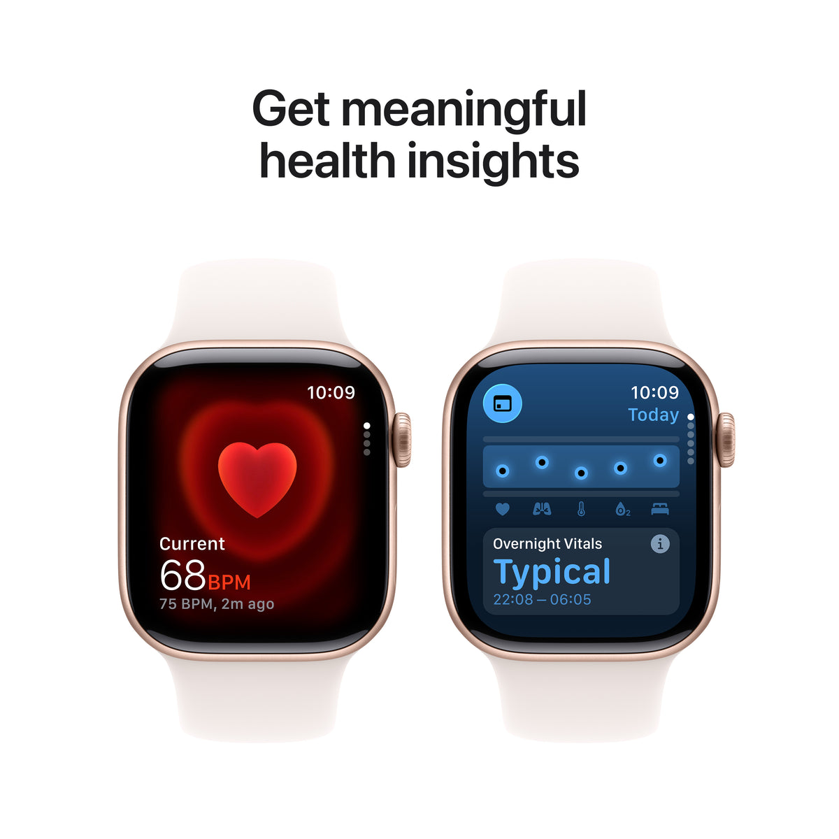 Apple Watch Series 11 GPS 42MM Rose Gold Aluminium Case with Light Blush Sport Band - M/L | MEU44MP/A from Apple - DID Electrical