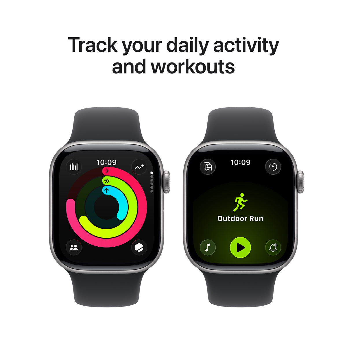 Apple Watch Series 11 GPS 42MM Space Grey Aluminium Case with Black Sport Band - S/M | MEQW4MP/A from Apple - DID Electrical
