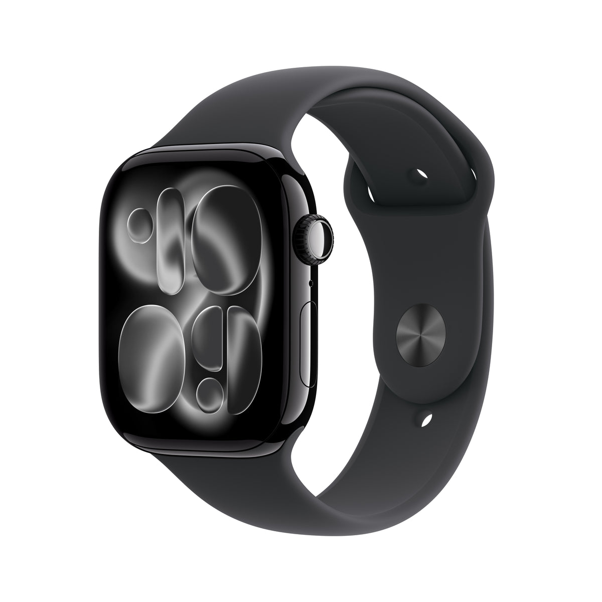 Apple Watch Series 11 GPS 46MM Jet Black Aluminium Case with Black Sport Band - S/M | MEUW4MP/A from Apple - DID Electrical