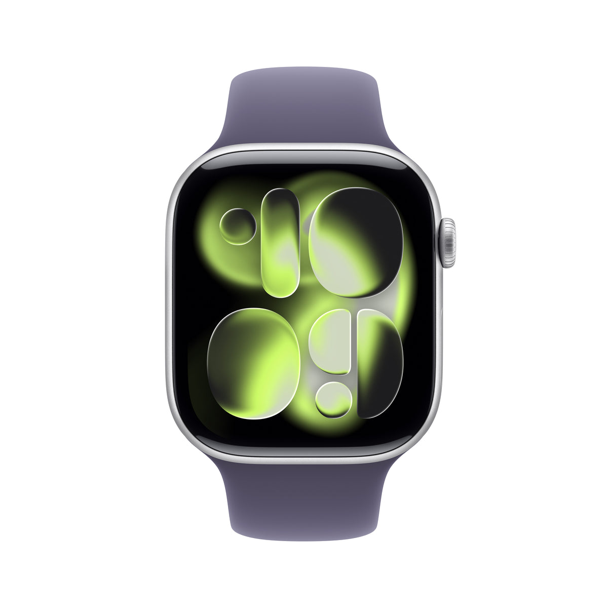 Apple Watch Series 11 GPS 46MM Silver Aluminium Case with Purple Fog Sport Band - M/L | MEVA4MP/A from Apple - DID Electrical