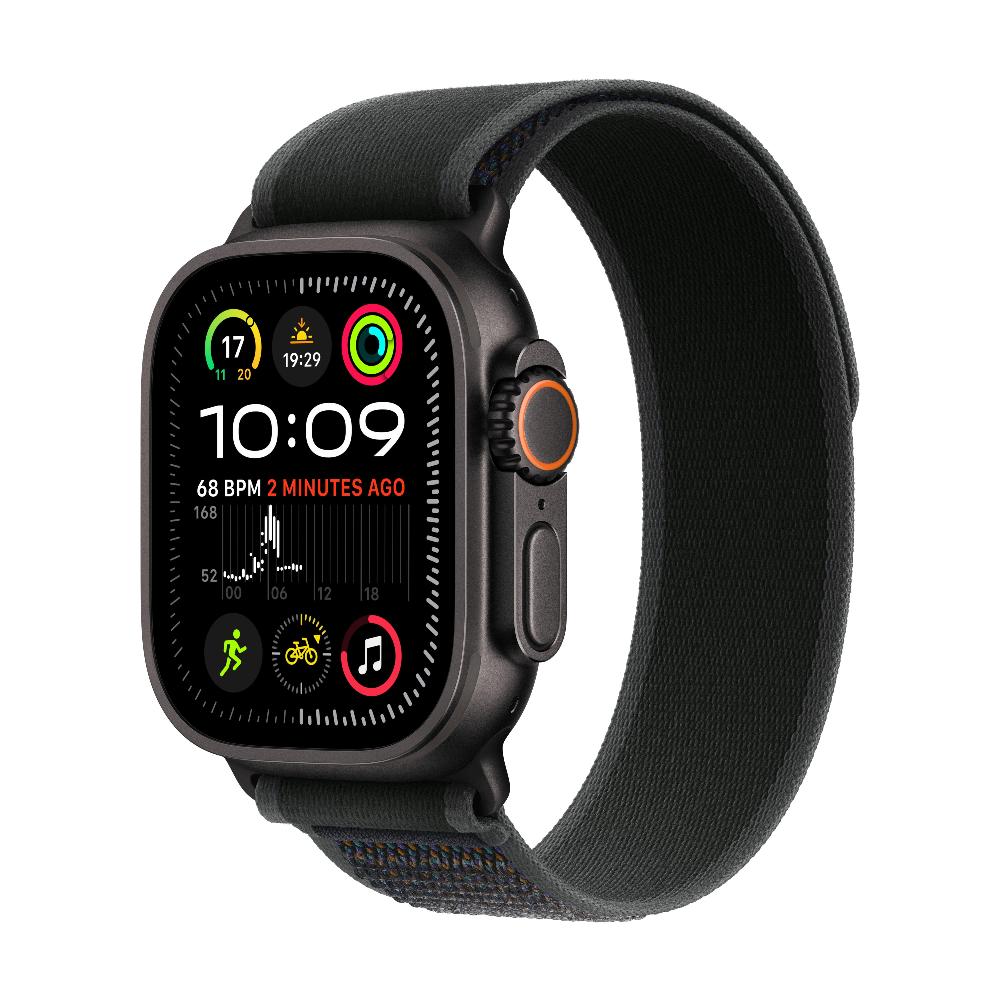Apple Watch Ultra 2 GPS + Cellular 49MM Black Titanium Case with Black Trail Loop - M/L | MX4V3QA/A from Apple - DID Electrical