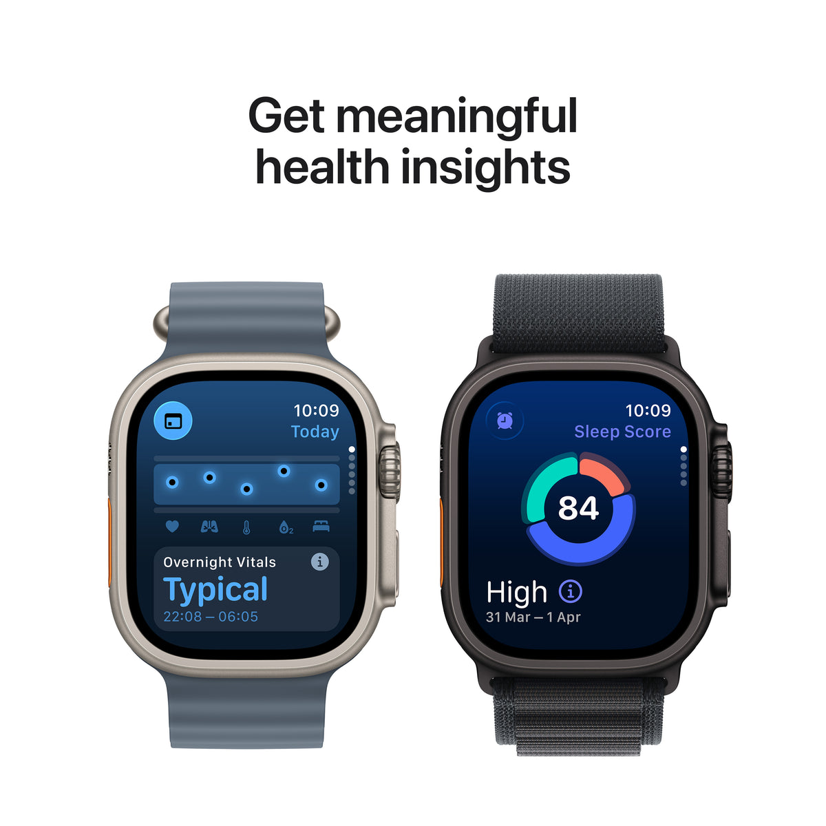 Apple Watch Ultra 3 GPS + Cellular 49mm Natural Titanium Case with Light Blue Alpine Loop - Small | MEWK4DH/A from Apple - DID Electrical