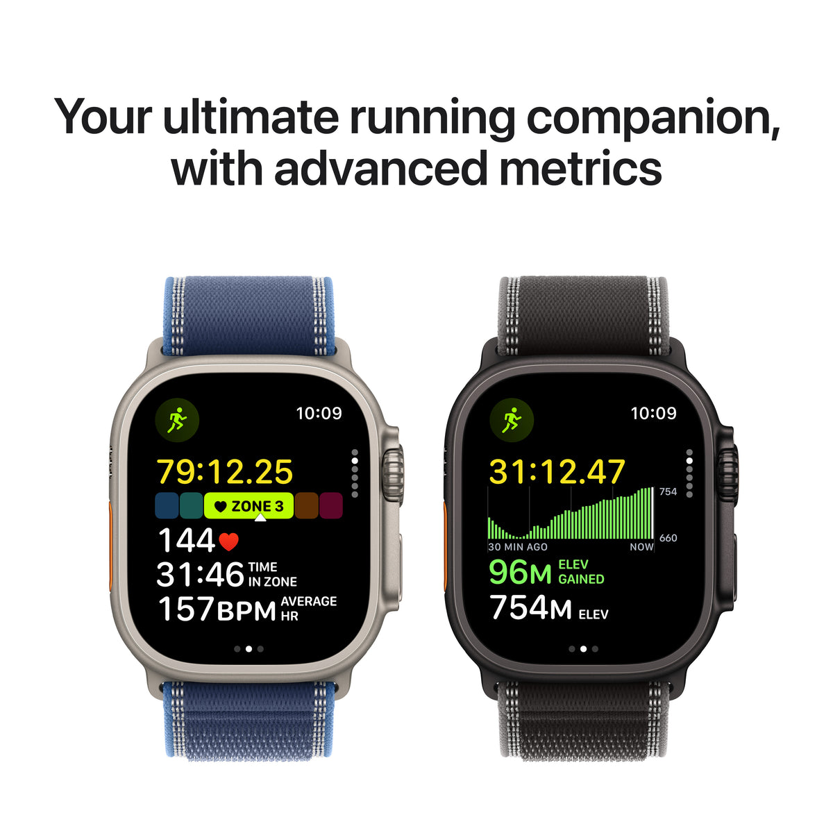 Apple Watch Ultra 3 GPS + Cellular 49mm Natural Titanium Case with Blue/Bright Blue Trail Loop - S/M | MEWR4DH/A from Apple - DID Electrical