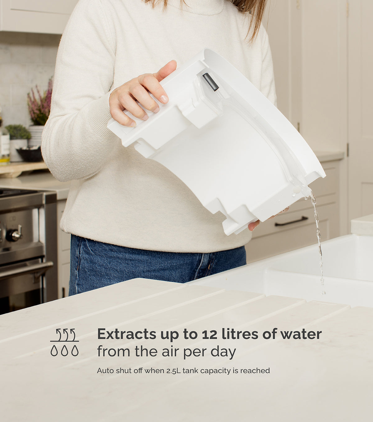 MeacoDry Arete One 12L Dehumidifier And Air Purifier - White | 44005/ARETE