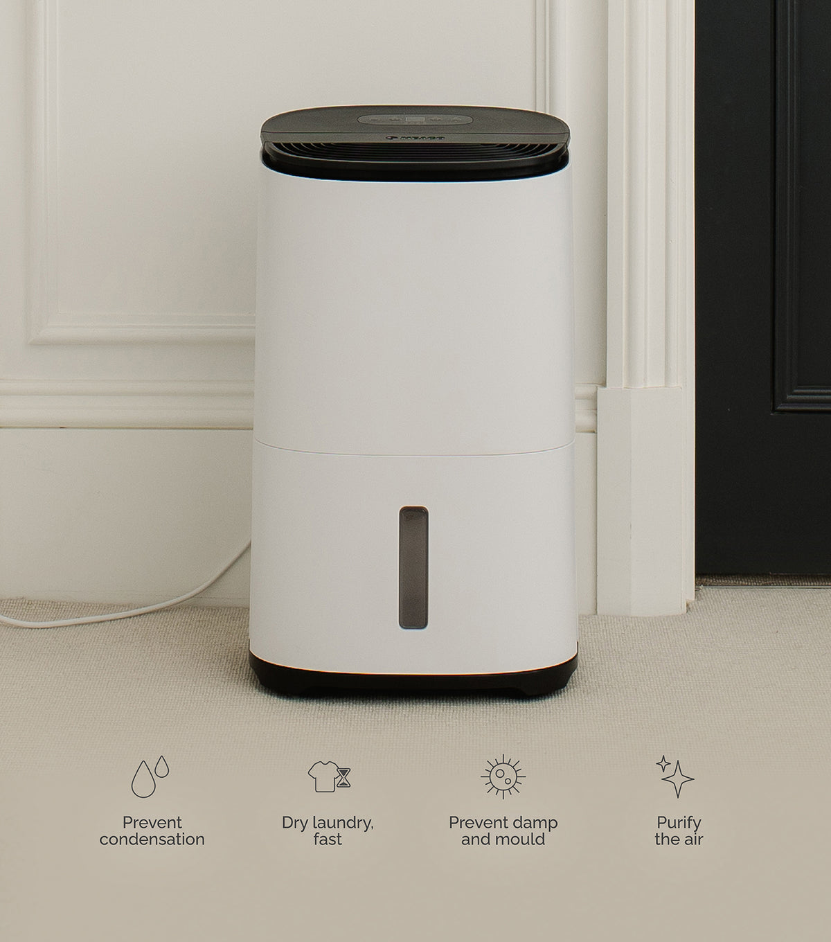 MeacoDry Arete One 20L Dehumidifier / Air Purifier - White | 44006ARETE
