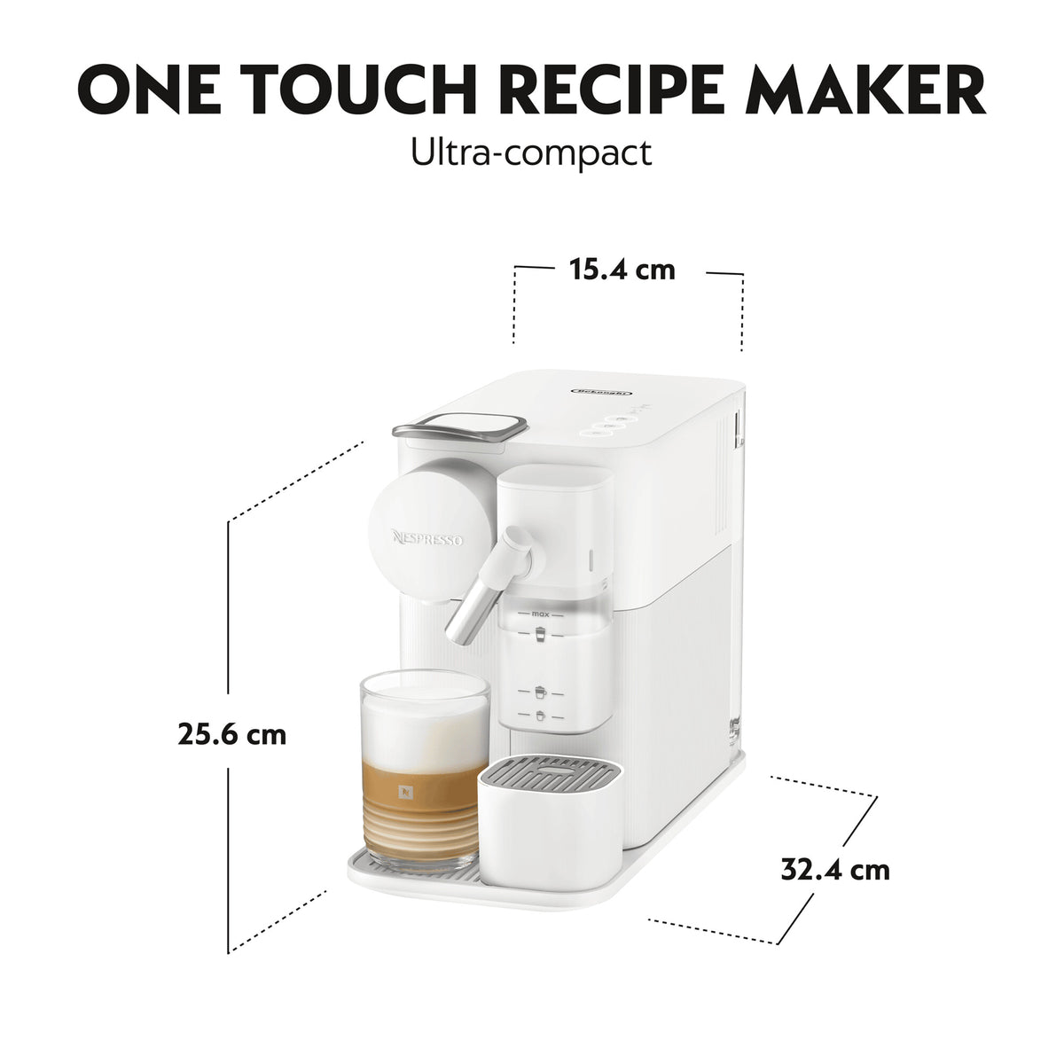 DeLonghi Lattissima One Nespresso Coffee Machine - White | EN510.W from DeLonghi - DID Electrical