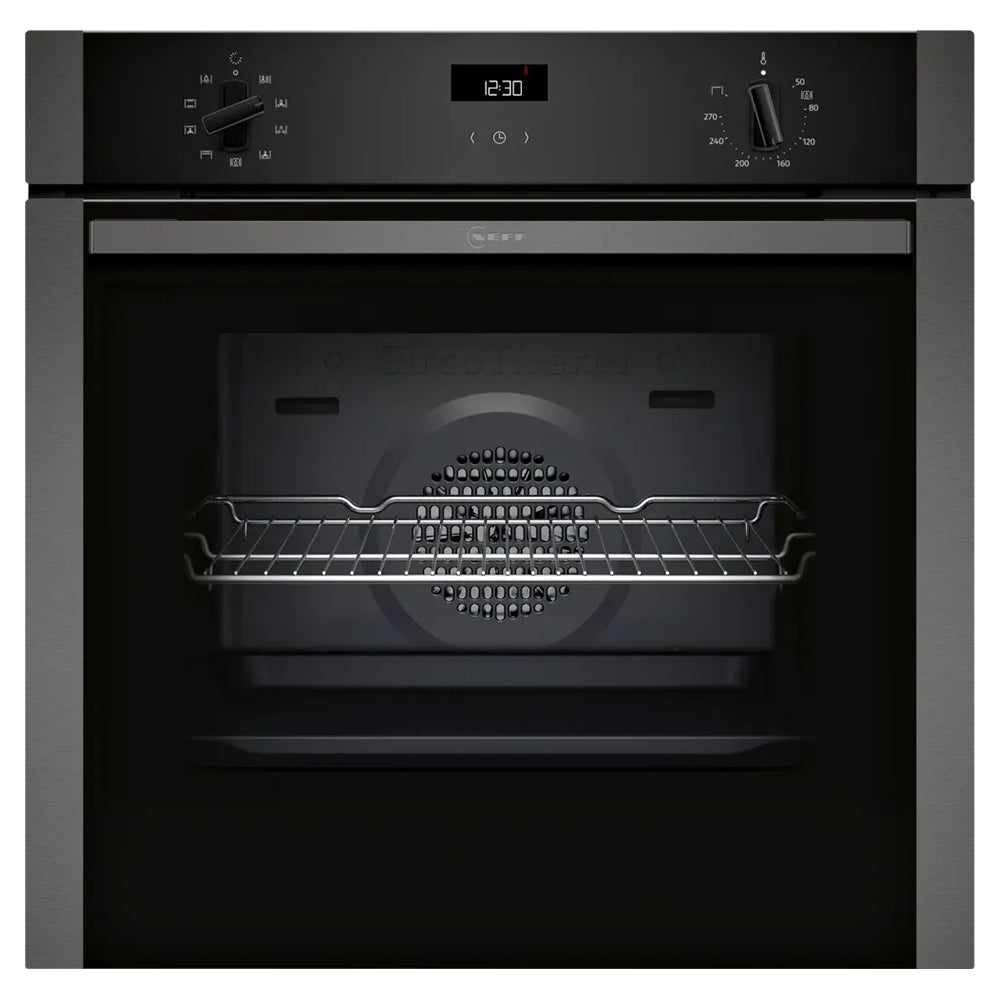 Neff N 50 71L Built-In Multifunction Electric Single Oven - Graphite Grey | B1ACE4AG3B from Neff - DID Electrical