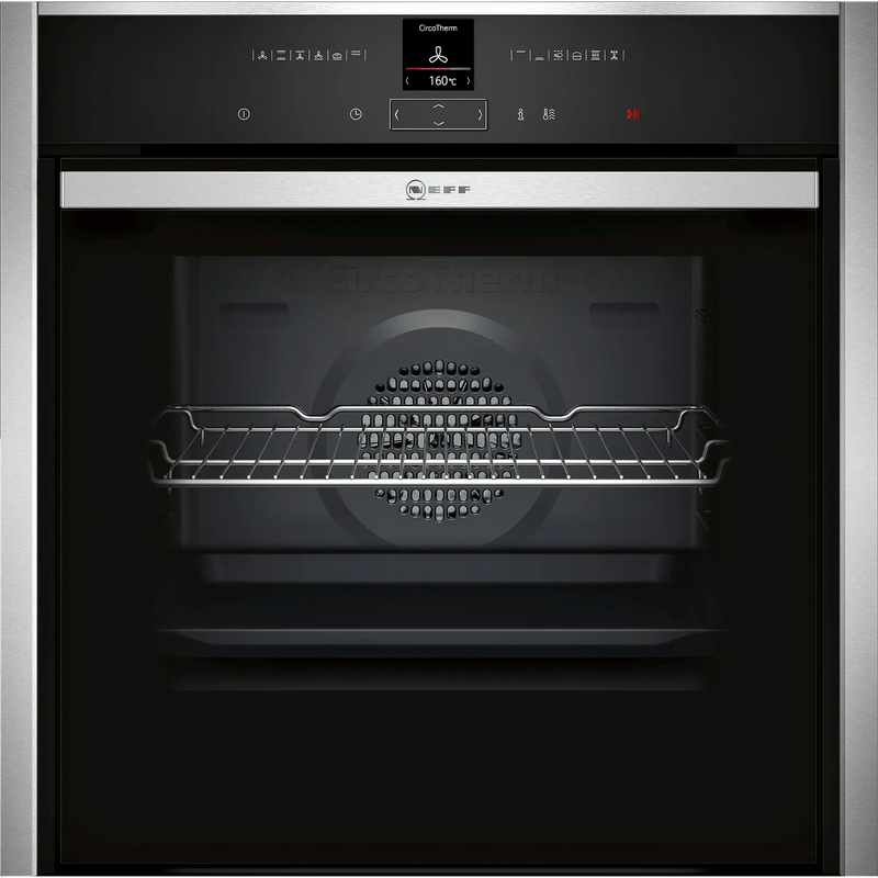 Neff N70 71L Built-In Electric Single Oven - Stainless Steel | B47CR32N0B from Neff - DID Electrical