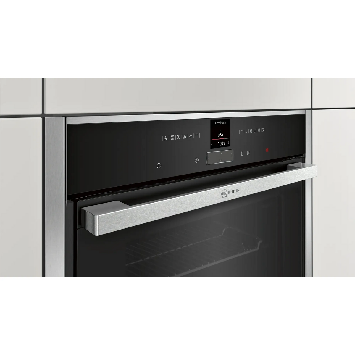 Neff N70 71L Built-In Electric Single Oven - Stainless Steel | B47CR32N0B from Neff - DID Electrical