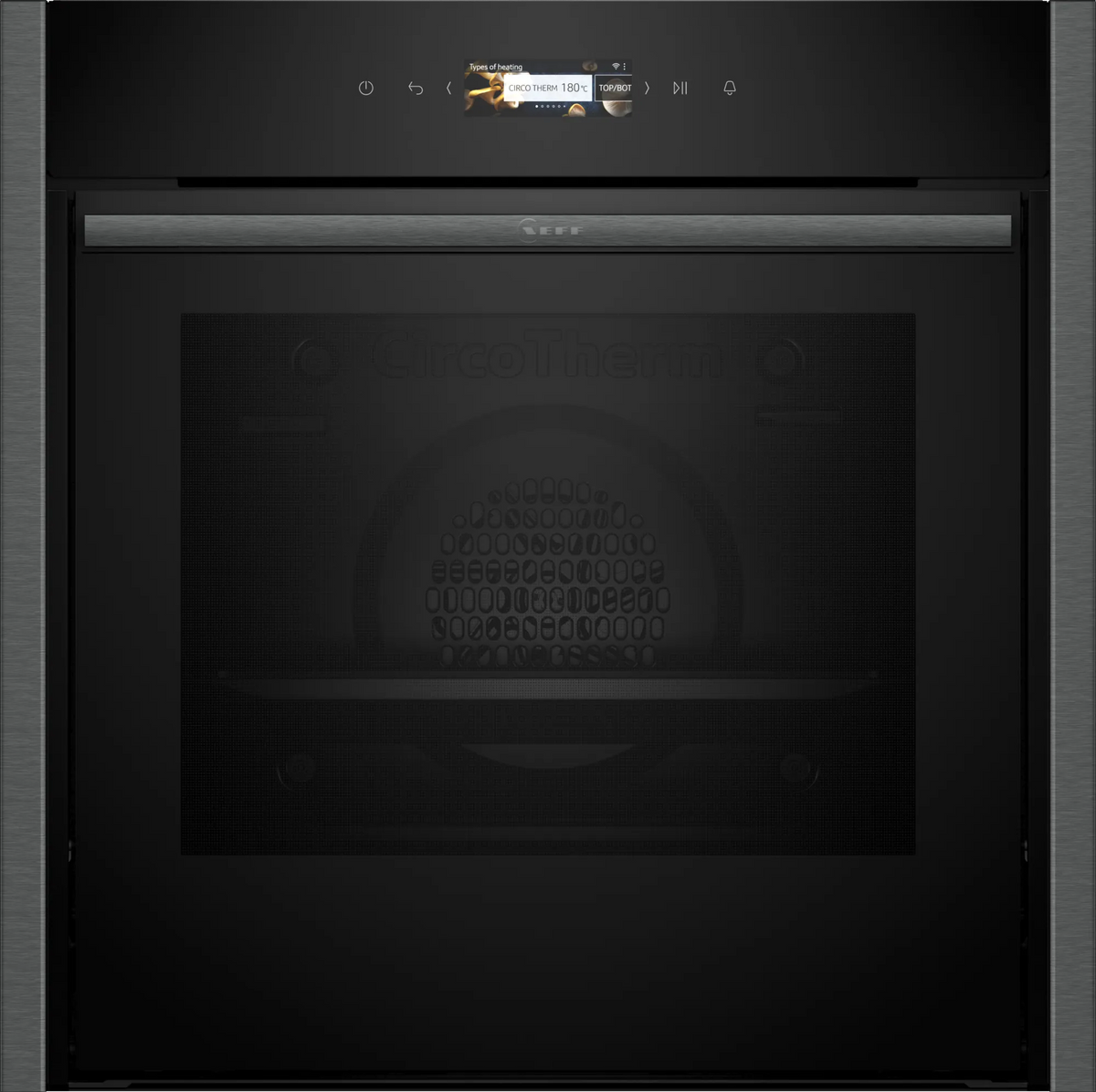 Neff N70 71L Built-In Electric Single Oven - Graphite Grey | B54CR31G0B from Neff - DID Electrical