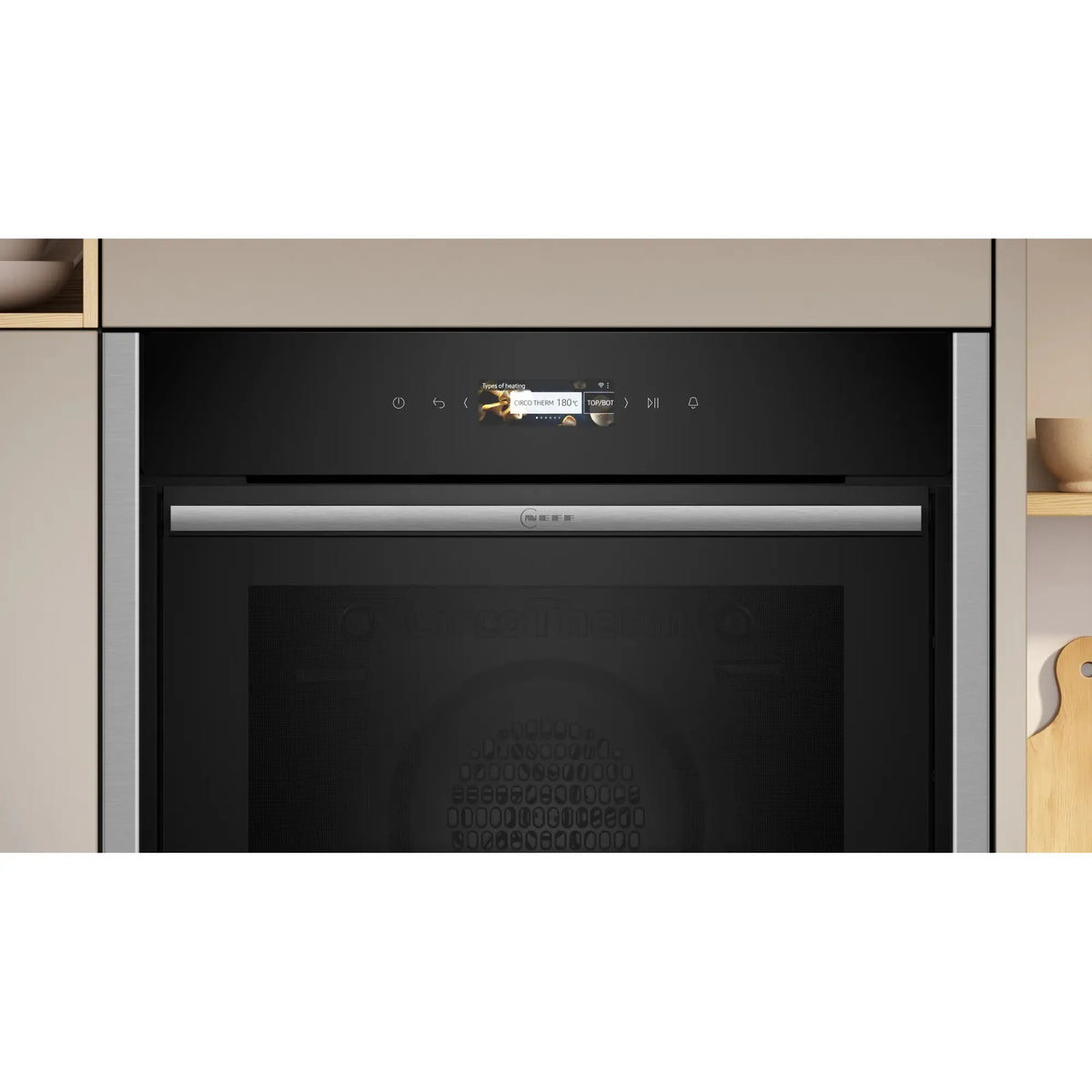 Neff N70 71L Built-In Electric Single Oven - Stainless Steel | B54CR31N0B from Neff - DID Electrical