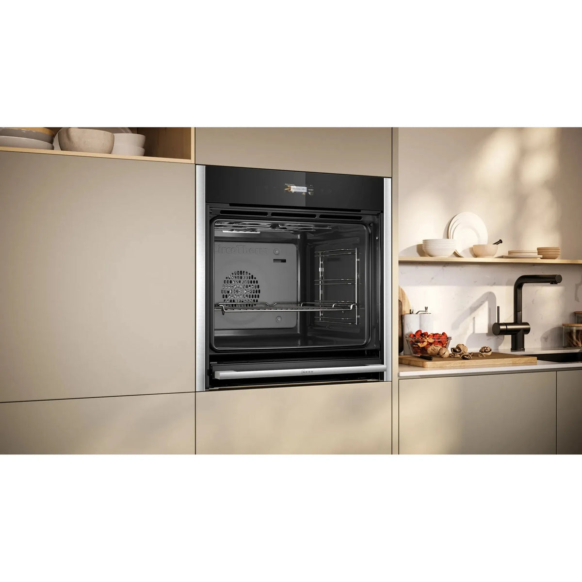 Neff N70 71L Built-In Electric Single Oven - Stainless Steel | B54CR31N0B from Neff - DID Electrical