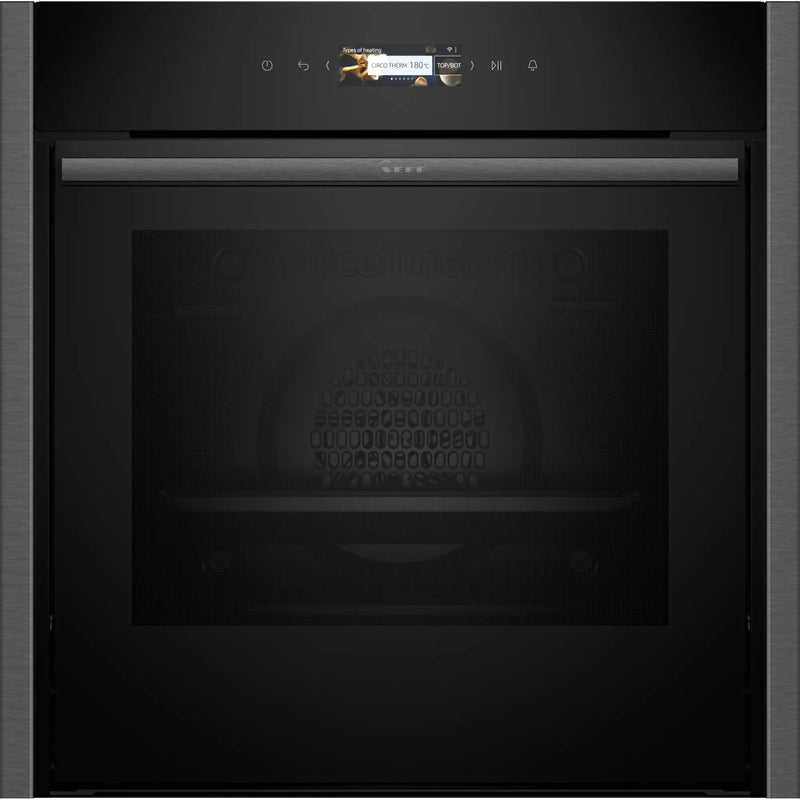 Neff N70 71L Built-In Electric Single Oven - Graphite Grey | B54CR71G0B from Neff - DID Electrical