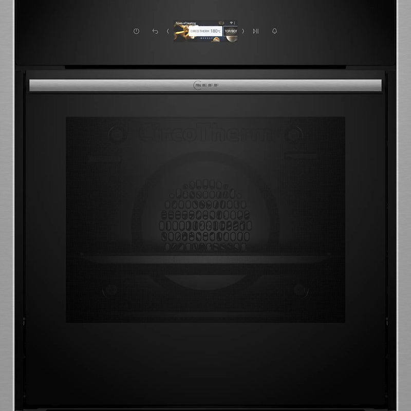 Neff N70 71L Built-In Electric Single Oven - Stainless Steel | B54CR71N0B from Neff - DID Electrical