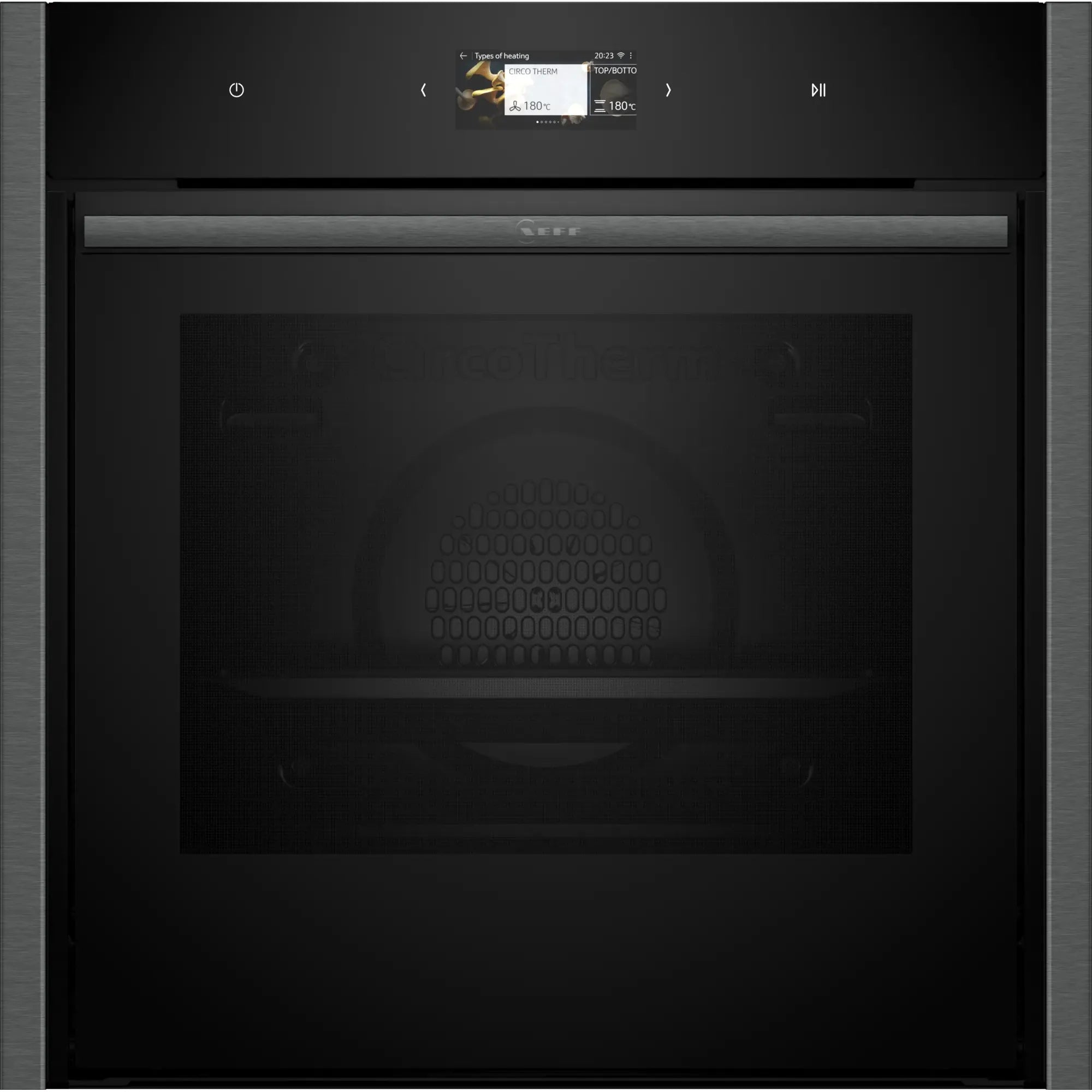Neff N90 71L Built-In Electric Single Oven - Graphite Grey | B64CS51G0B from Neff - DID Electrical