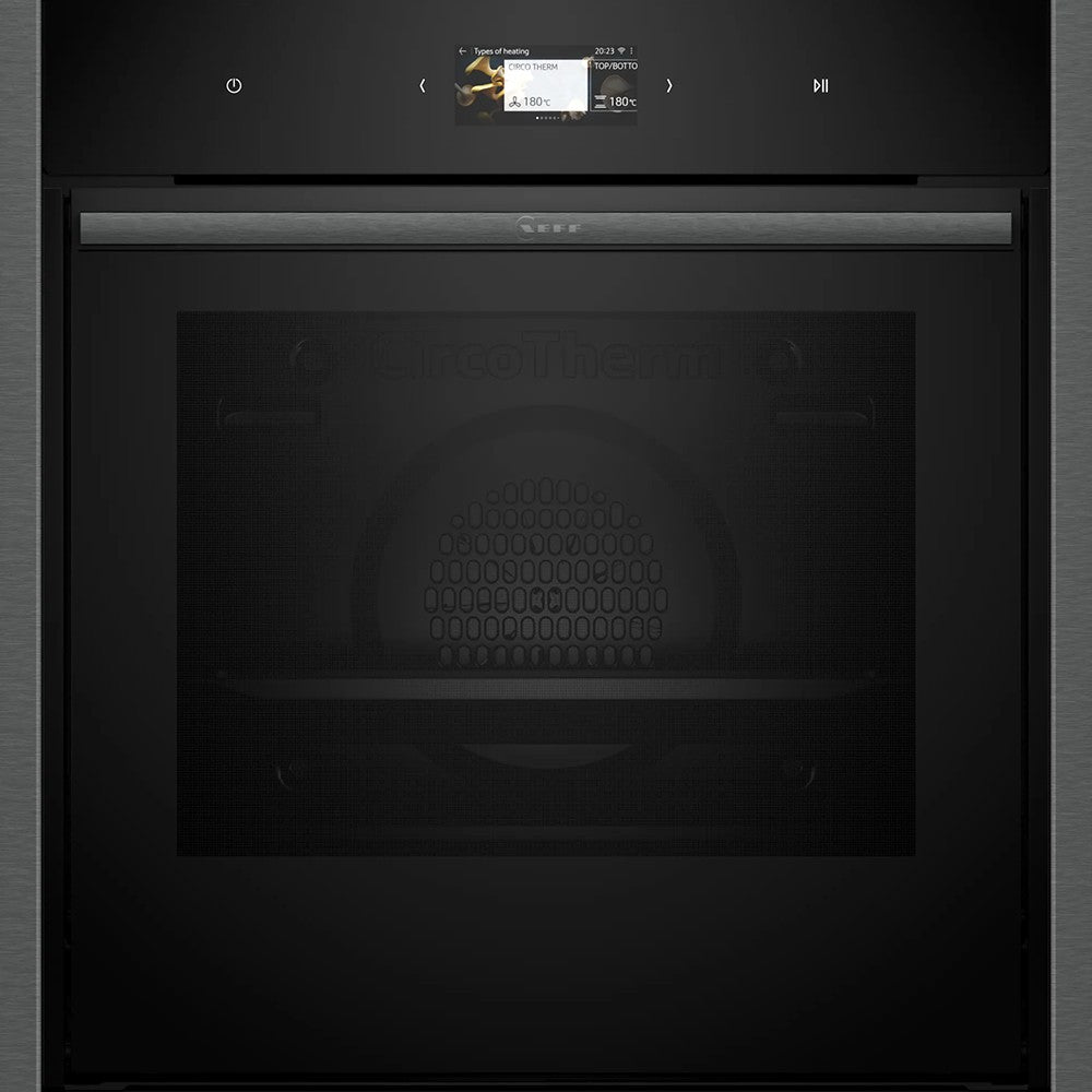 Neff N90 71L Built-In Electric Single Oven - Graphite Grey | B64CS71G0B from Neff - DID Electrical