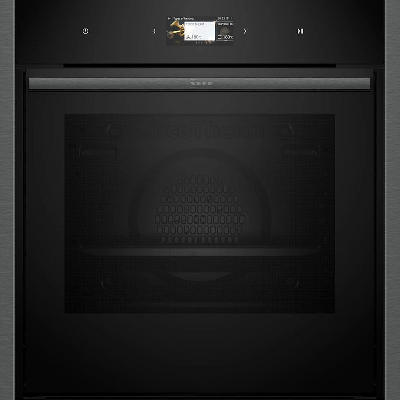 Neff N90 71L Built-In Electric Single Oven - Graphite Grey | B64CS71G0B from Neff - DID Electrical