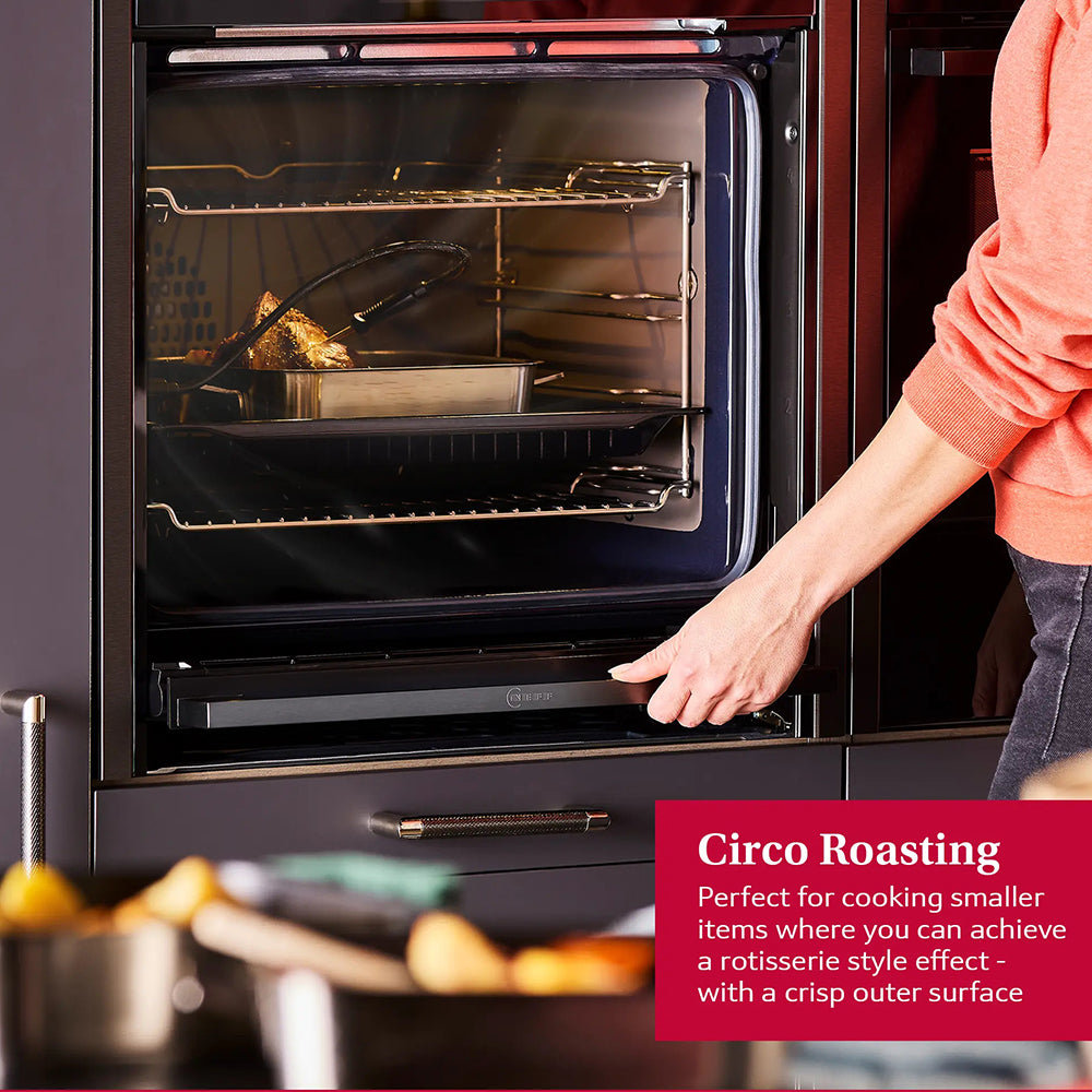 Neff N 50 72L Built-In Multifunction Electric Single Oven - Stainless Steel | B6ACH7AN7B from Neff - DID Electrical