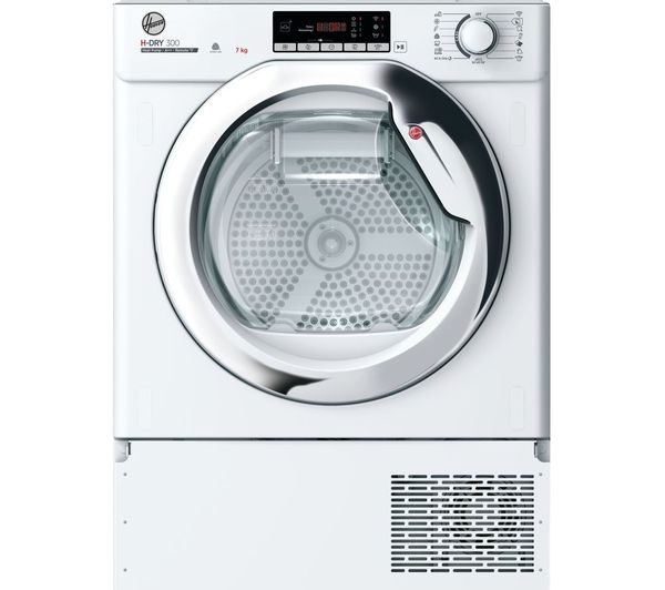 Hoover 7KG Built-In Heat Pump Tumble Dryer - White | BATD H7A2TCE-80