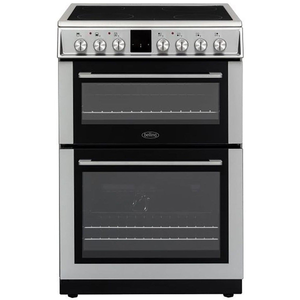 Belling 60cm Freestanding Double Oven Electric Cooker - Stainless Steel | BFSE62MFIX from Belling - DID Electrical