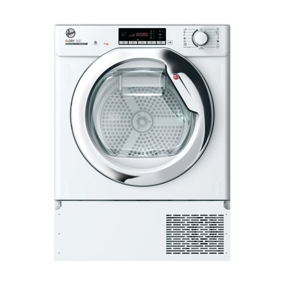 Hoover H-DRY 300 7KG Freestanding Condenser Tumble Dryer - White | BHTD H7A1TCE-80 from Hoover - DID Electrical