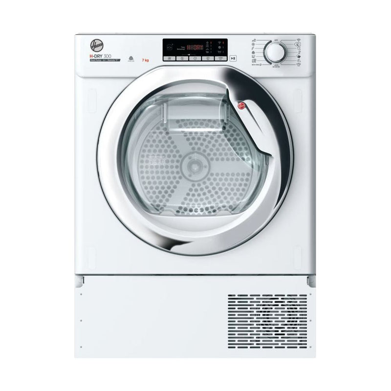 Hoover H-DRY 300 7KG Freestanding Condenser Tumble Dryer - White | BHTD H7A1TCE-80 from Hoover - DID Electrical