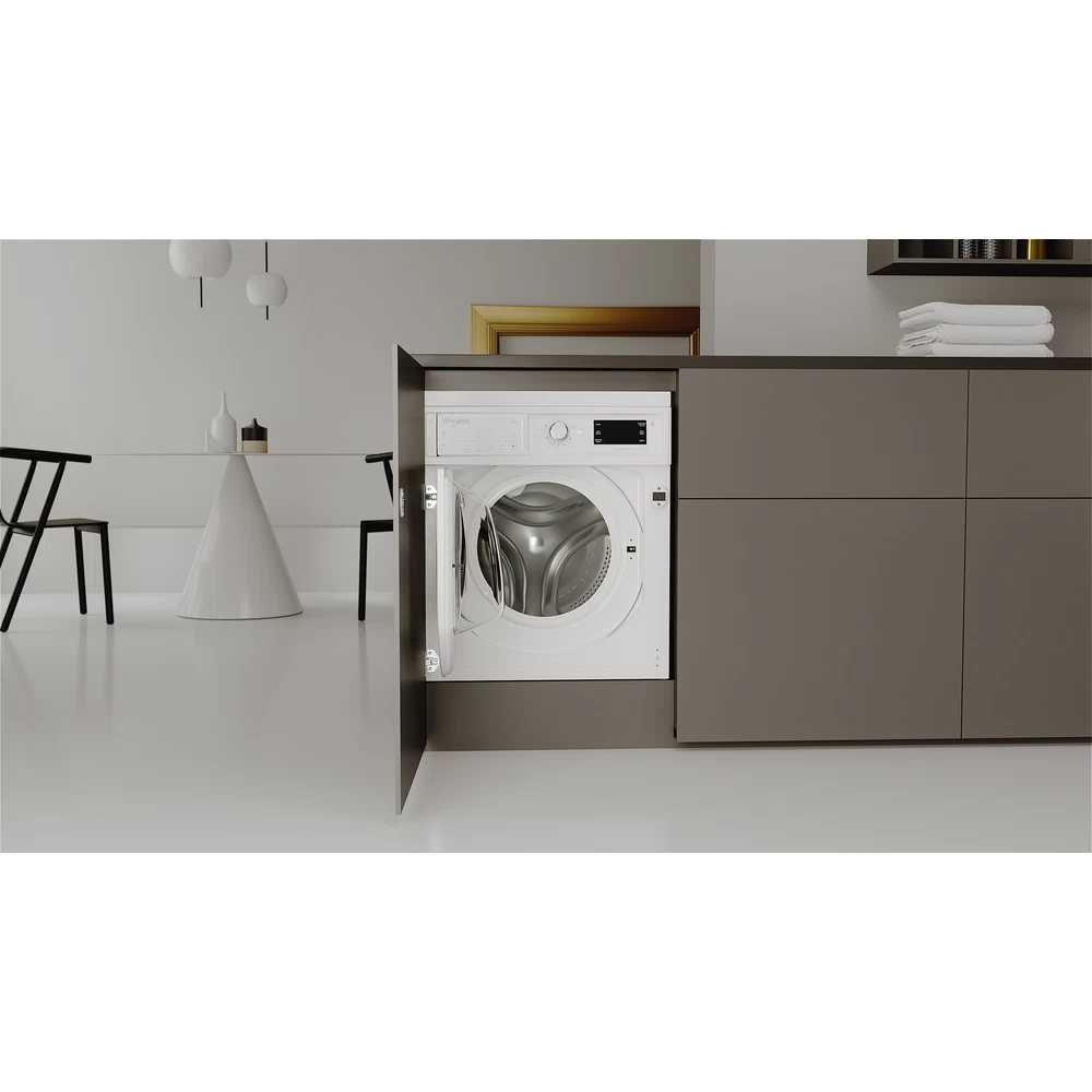 Whirlpool 9KG 1400 RPM Built-In Front Loading Washing Machine - White | BIWMWG91485UK from Whirlpool - DID Electrical