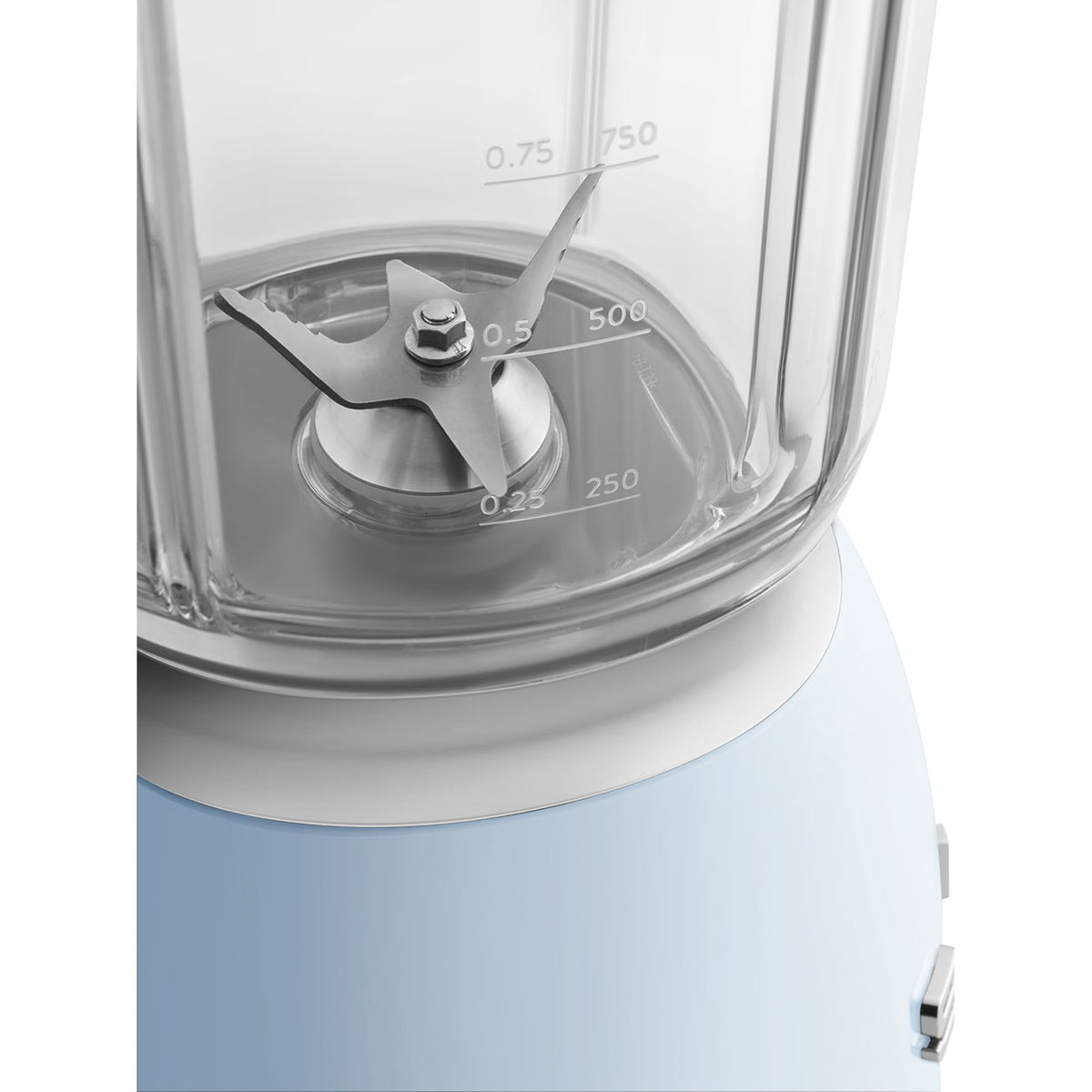 Smeg 50&#39;s Style 800W Tabletop Blender - Pastel Blue | BLF03PBUK from Smeg - DID Electrical