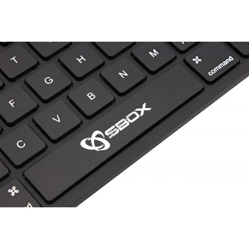 Sbox Wireless Keyboard - Black | BT-05/US from Sbox - DID Electrical
