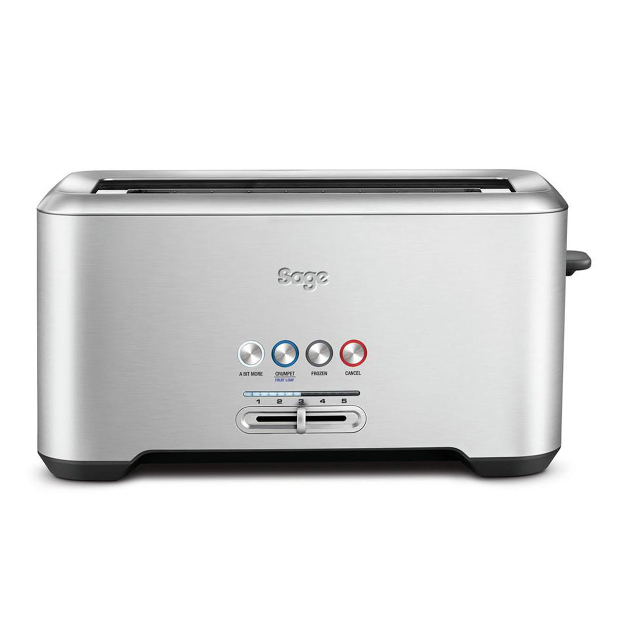 Sage The A Bit More 1800W 4 Slice Toaster - Brushed Stainless Steel | BTA730UK from Sage - DID Electrical