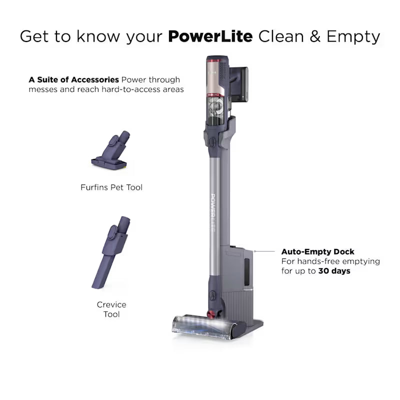 Shark PowerLite Clean & Empty Pet Cordless Vacuum Cleaner | BU2621UKT