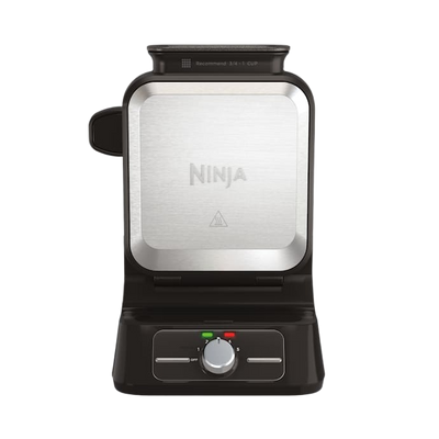 Ninja Belgian Waffle Maker - Black & Silver | BW1000UK
