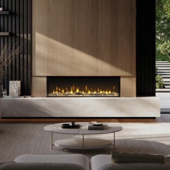 Dimplex Ignite Bold 74" Built-In Electric Fire - Black | BXLF1800