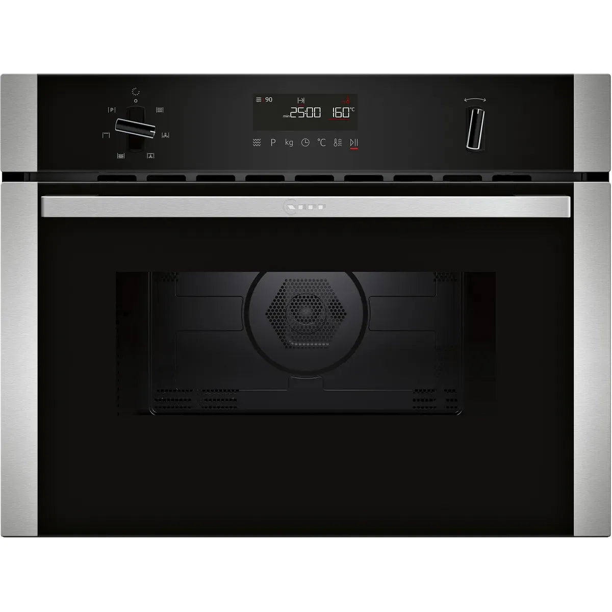 Neff N 50 Built-In Combi Microwave Oven with Hot Air - Stainless Steel | C1AMG84N1B from Neff - DID Electrical ()
