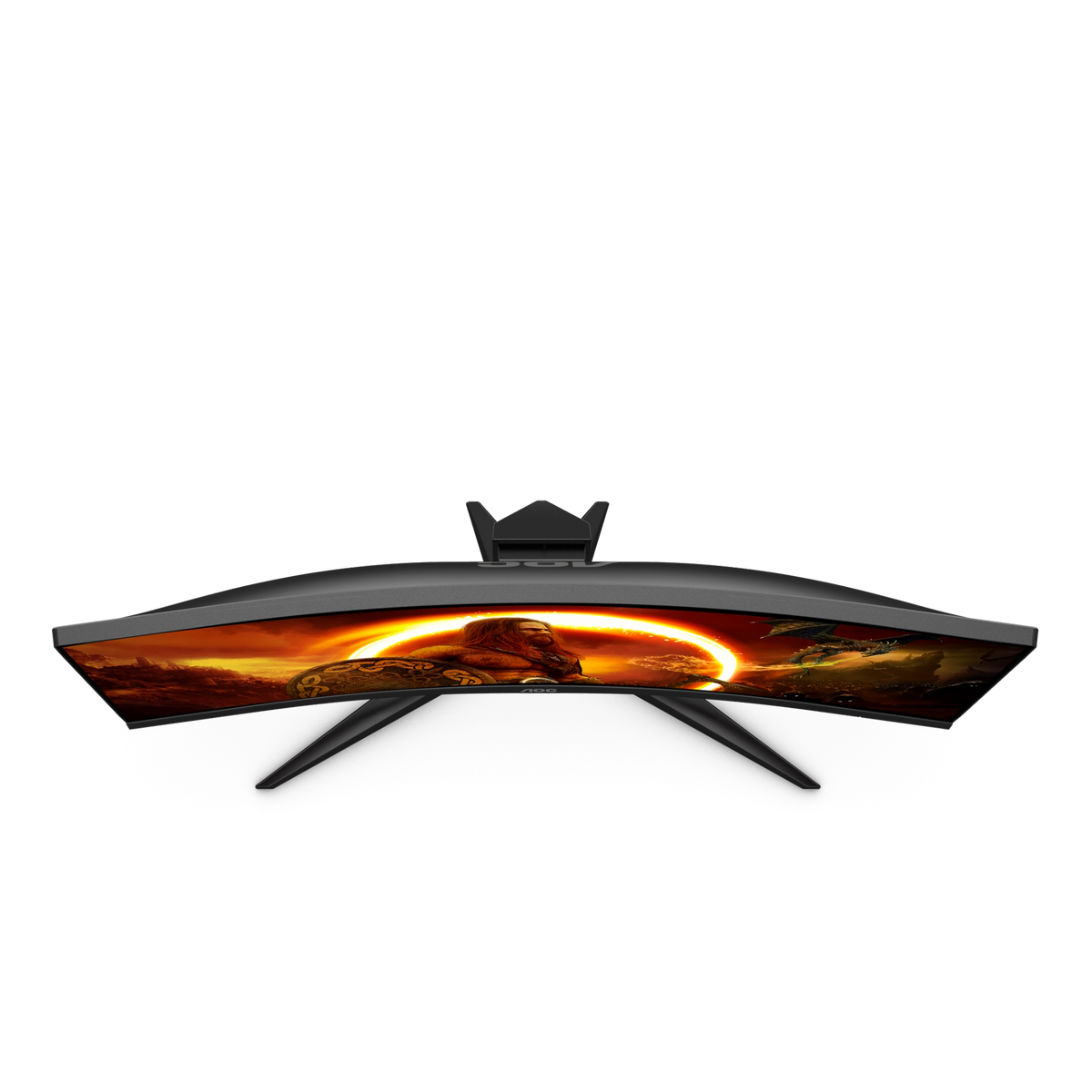 AOC 23.6" FHD Gaming Monitor - Black & Red | C24G2AE/BK