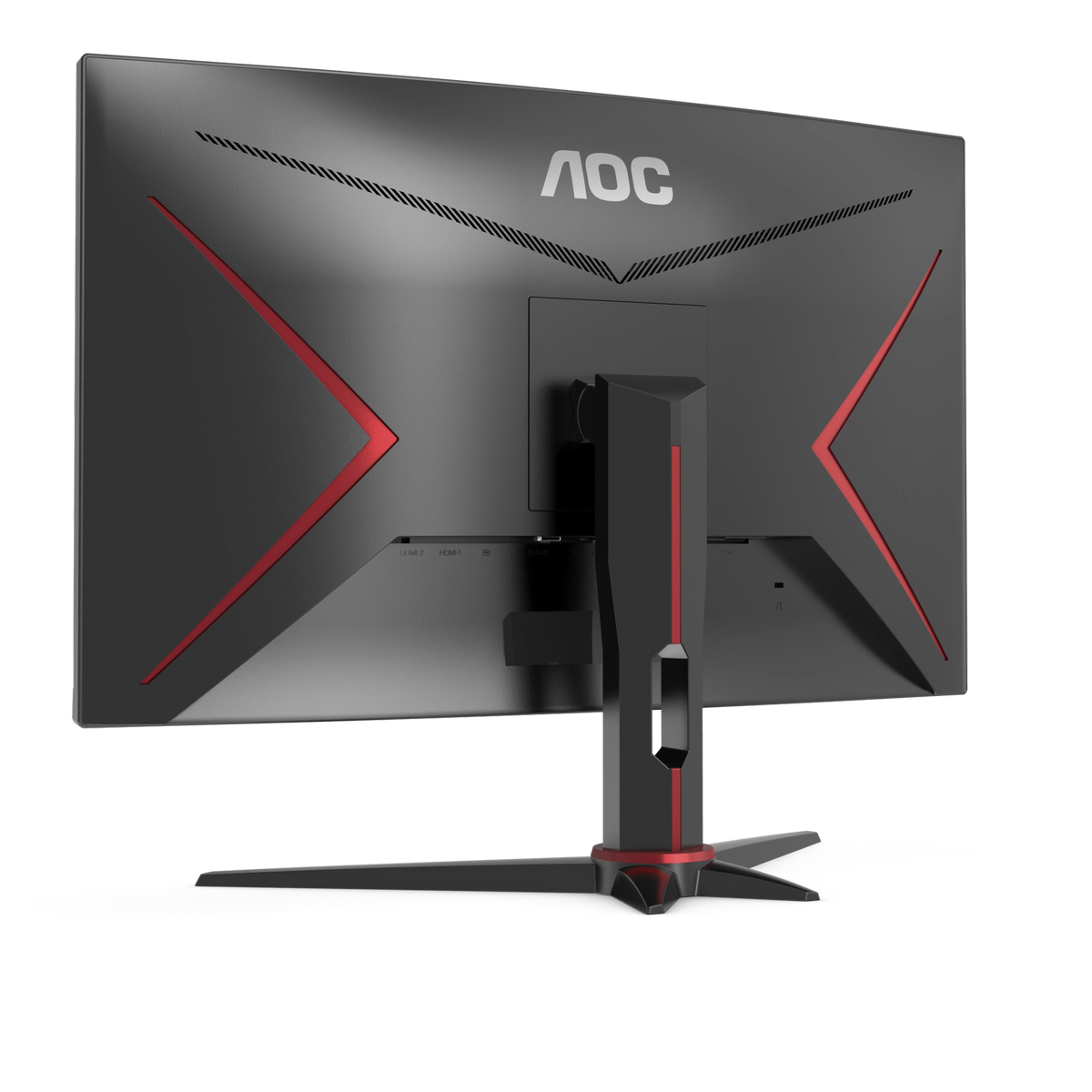 AOC 23.6" FHD Gaming Monitor - Black & Red | C24G2AE/BK