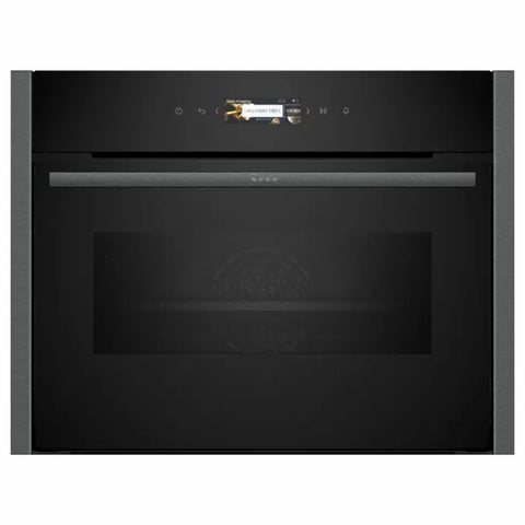 Neff N 70 Built-in 45L Compact Oven with Microwave Function - Graphite Grey | C24MR21G0B