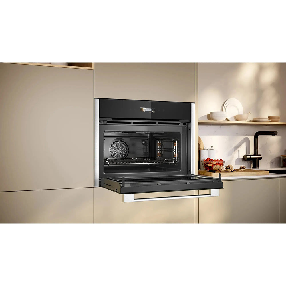 Neff N 70 Built-in 45L Compact Oven with Microwave Function - Stainless Steel | C24MR21N0B from Neff - DID Electrical