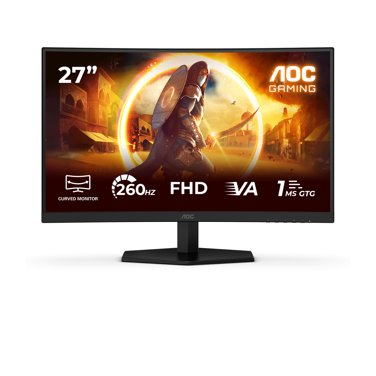AOC 27" FHD Curved Gaming Monitor - Black | C27G42ZE