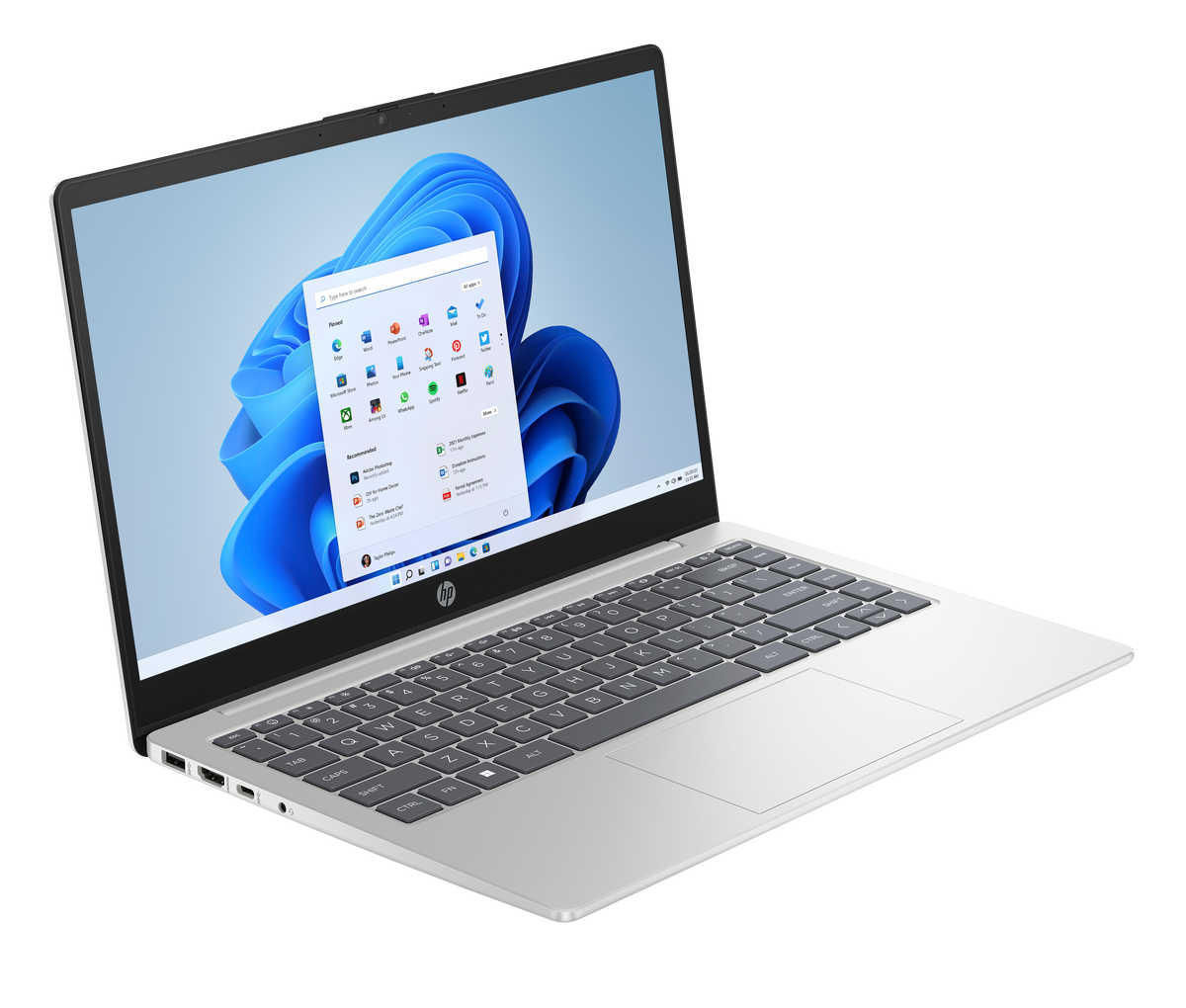 HP Intel Core i3 14" 8GB/128GB Laptop - Silver | C7DX6EAABU