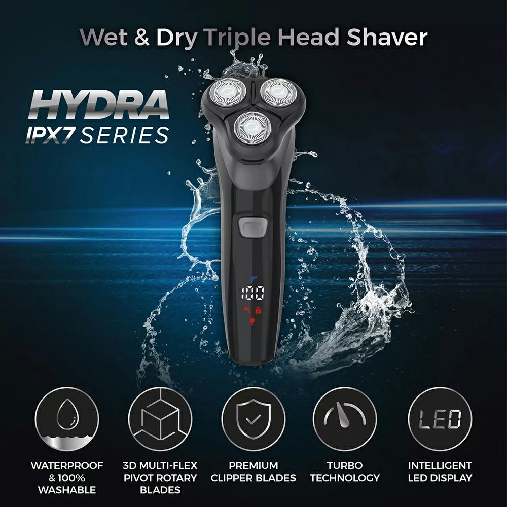 Carmen Professional IPX7 Rotary Shaver - Black | C81209 from Carmen - DID Electrical