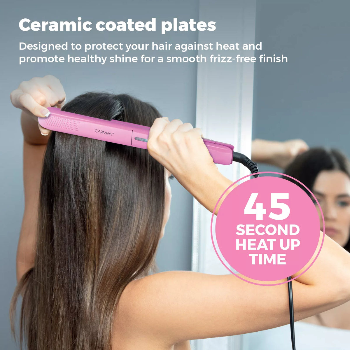 Carmen Hair Straightener - Pink | C81233PNK