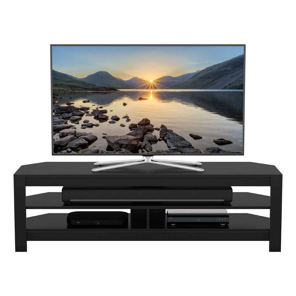 AVF Calibre TV Stand for 65" TV - Black Oak | CA140BO from AVF - DID Electrical