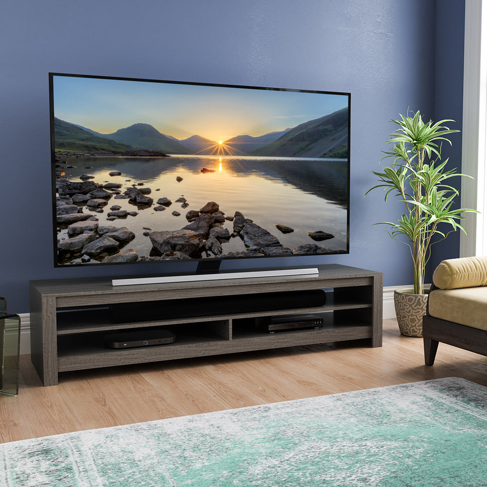 AVF Calibre 1.8M TV Stand – Grey Oak | CA180RGRE from AVF - DID Electrical