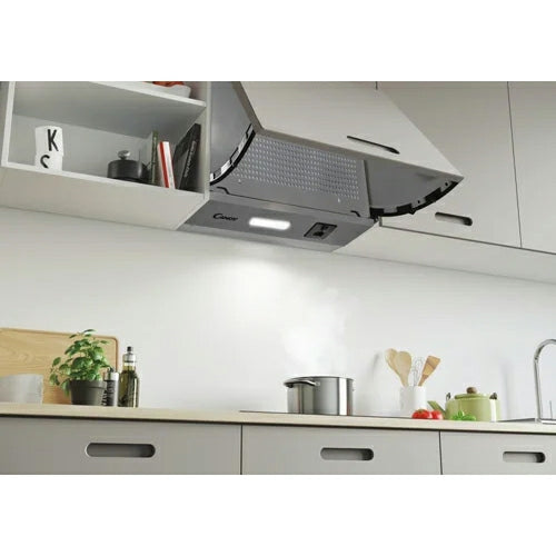 Candy 60CM Cooker Hood - Silver | CBP612/4GR/1 from Candy - DID Electrical