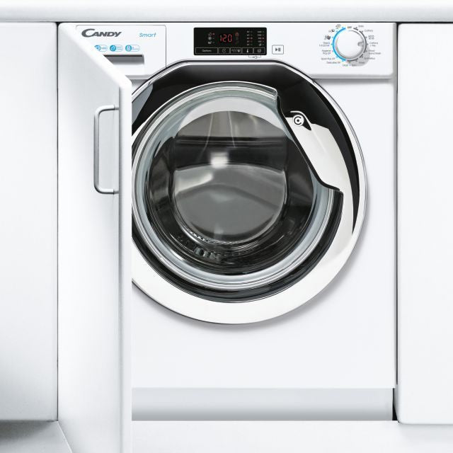 Candy 8KG 1400 Spin Built-in Washing Machine - White | CBW48D1XCE-80 from Candy - DID Electrical