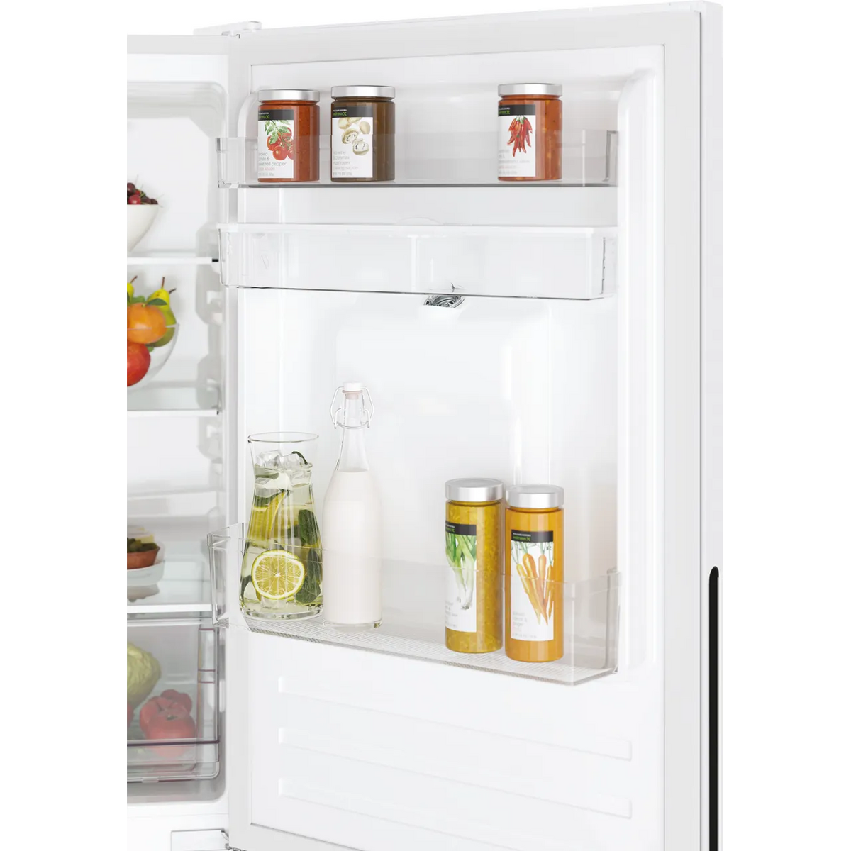 Candy 246L Low Frost Freestanding Fridge Freezer - White | CCT3L157EWWK-1