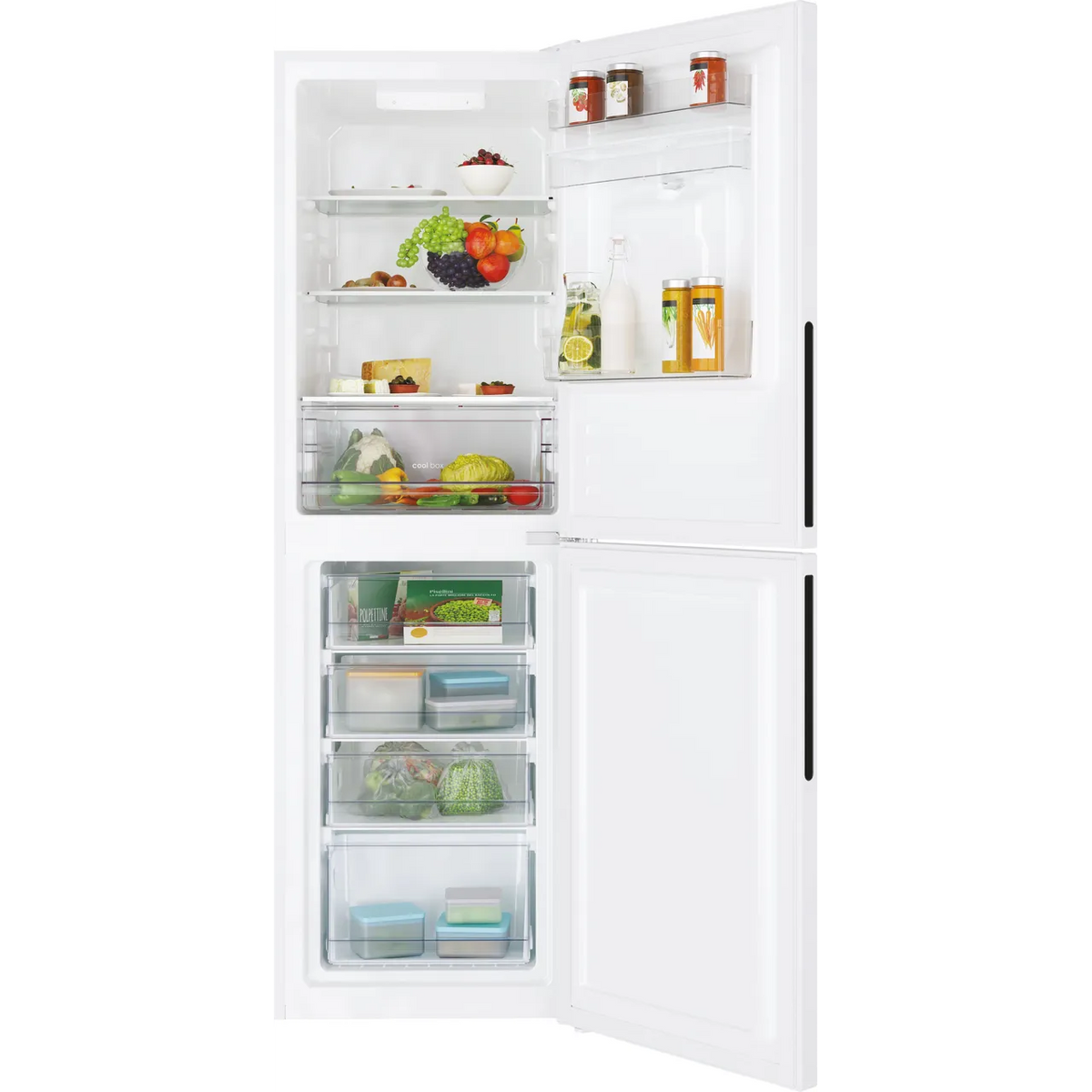 Candy 246L Low Frost Freestanding Fridge Freezer - White | CCT3L157EWWK-1